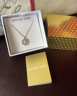 Michael Kors Silver Brass Necklace MKJ7326040 NEW thumbnail 6