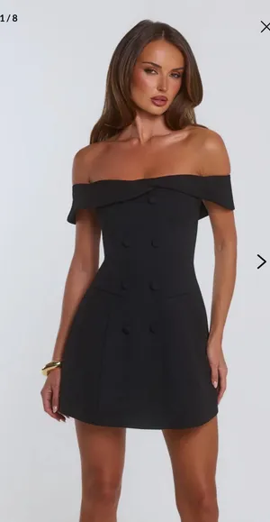 Hello Molly Mini Dress Black thumbnail 1