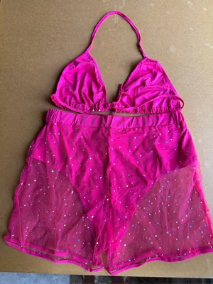 Avanova Women's Two Piece Festival Beach Resort Wear Short Set Size XL #260200 thumbnail 7