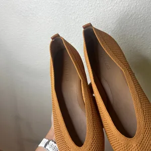 Everlane The 40-Hour Pointed Toe Toffee ReKnit Flat WOMENS Shoes Size 9 thumbnail 3
