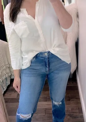 Anthropologie Knitted & Knotted boho top size large thumbnail 1