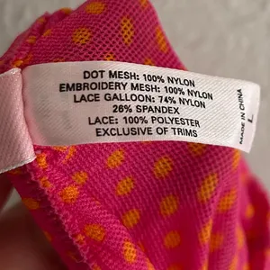 Y2K Victoria’s Secret Pink Mesh & Lace Embroidered Babydoll Cami Large thumbnail 5