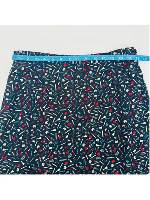 Vintage Christopher & Banks School Print Midi Skirt, Size 8, Teacher thumbnail 7