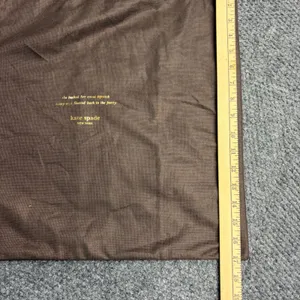 Kate Spade New York Brown Drawstring Dust Bag Large Handbag Storage Cover 20x17 thumbnail 3