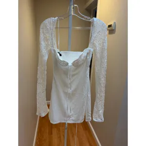 Babyboo JACINTA MINI DRESS - IVORY White Lace Size NEW XS thumbnail 4