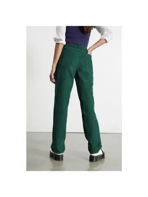 Pacsun Green Corduroy Dad Jeans High Rise Straight Leg Button Fly Size 26 thumbnail 2