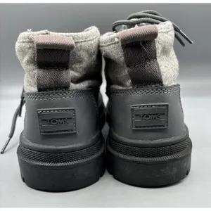 TOMS‎ Cordova Castlerock Women’s Ankle Boots Sz 7.5 Wool Leather Waterproof thumbnail 3