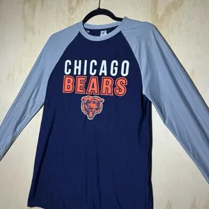 NFL Chicago Bears Plaid Pajama XS Orange‎ Blue Sleepwear Lounge thumbnail 9