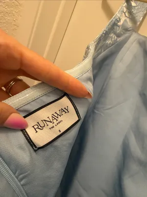 Runaway the label SABINE MINI DRESS - ICE BLUE thumbnail 4
