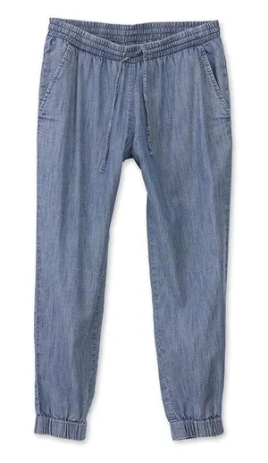 Kavu Malia Chambray Denim Jogger Pants Gorp Hiking Outdoors Granola Minimalist thumbnail 1