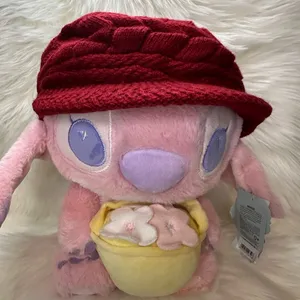 Stylish Red Knit Women's Hat thumbnail 1