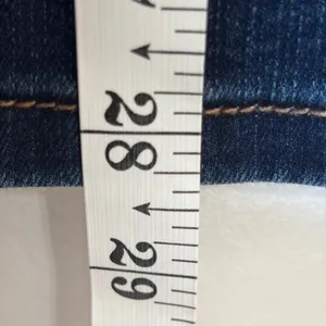 Maurices m jeans Womens 16 Short Mid Rise Dark Wash‎ Stretch Denim Blue Jeans thumbnail 5