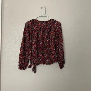 Universal thread floral wrap blouse thumbnail 5