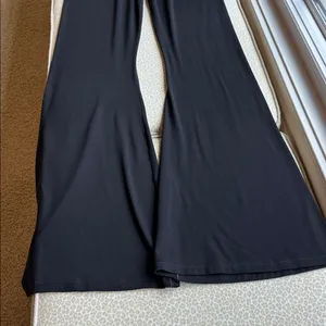 NWOT OFFLINE by Aerie Black Flare Jumpsuit Activewear with adjustable straps XL thumbnail 14