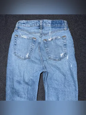 Abercrombie & Fitch Jeans The Dad High Rise Curve Love Distressed Women’s 25 / 0 thumbnail 4