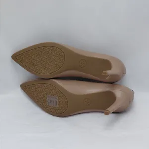 Michael Kors Womens Flex Pumps Size 9M Khaki Leather Pointed Toe Heels Work thumbnail 12