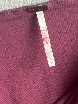 Free People Two-Tone Pink Square-Neck Camisole thumbnail 4