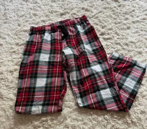 Old Navy Women’s Red Plaid Flannel Pajama Pants - Cozy Sleepwear thumbnail 1