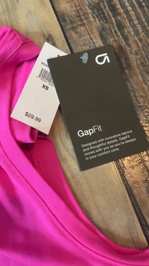 Gap hot pink sleeveless tank top thumbnail 3