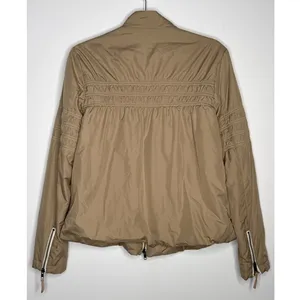 Free People Smocked Bomber Jacket with Floral Lining – Size Small thumbnail 4