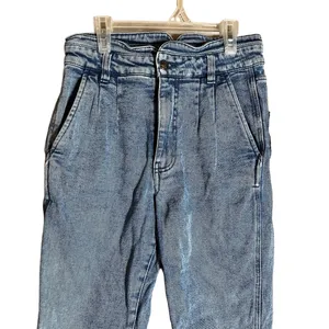 Faherty Blue Denim High Rise Straight leg Jeans‎ Size 26 thumbnail 2