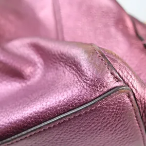 Coach Hallie Pebble Leather Shoulder Bag Metallic Berry F80271‎ Hobo Redefined thumbnail 12