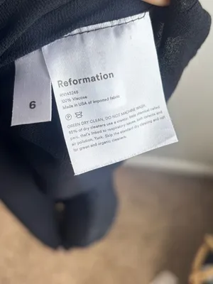Ginny Black V-Neck Midi Dress thumbnail 6