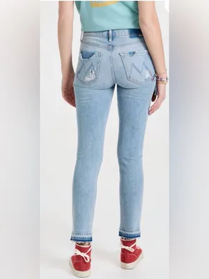 Mother Superior The Rascal ankle undone distressed size‎ 25 Sample Blue thumbnail 2