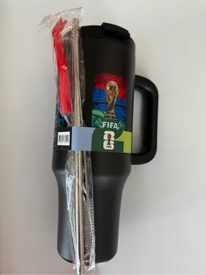 FIFA nwt black stainless steel 40 oz CAN MEX USA Travel Mug thumbnail 2