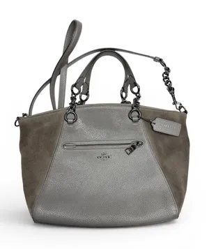 Coach Prairie Leather Satchel Handbag Purse thumbnail 1