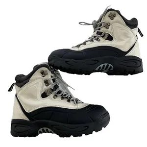Alpine Design Women’s Sz 8 Boots Blue White Cream Leather Activewear Travel thumbnail 3