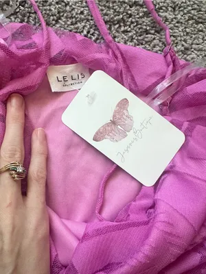 Le Lis Pink Mini Slip Dress thumbnail 4