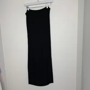 Bumpsuit Soft Rib Maxi Skirt Maternity Womens Large Black thumbnail 4