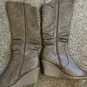 Top moda wedge boots thumbnail 5