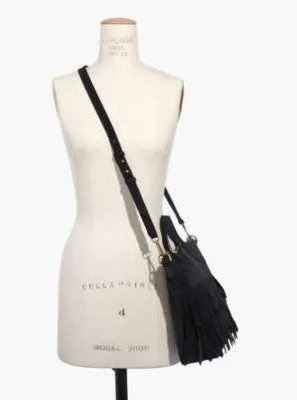 Madewell Transport Suede Fringe Crossbody Bag thumbnail 3