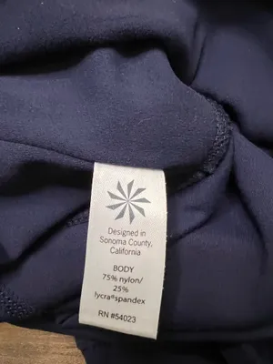 Athleta Women’s Navy Leggings Blue thumbnail 3