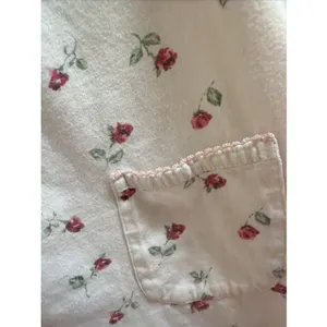 Oscar De La Renta Pajama Top Sz XL Pink Floral Cottage Core Top Only thumbnail 3