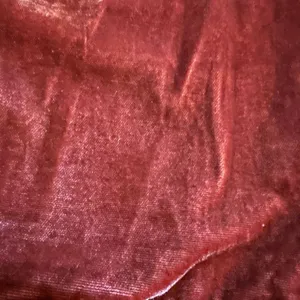 Free People Vivienne Velvet Orange skirt 8 crushed velvet rust orange thumbnail 5