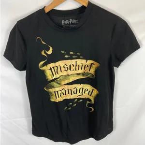 Harry Potter Mischief Managed Tshirt Size Small thumbnail 1