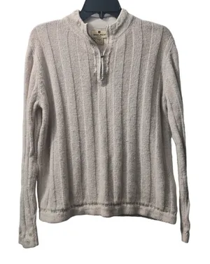 Woolrich 1/4 Zip Pullover Sweater Ribbed Knit Long Sleeve Casual Top‎ M thumbnail 1