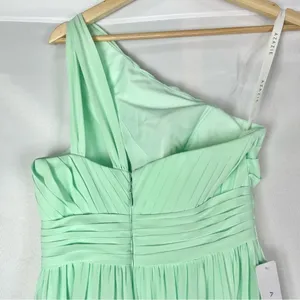 Azazie Molly Mint Bright Green‎ Formal Bridesmaid Dress A6 thumbnail 7