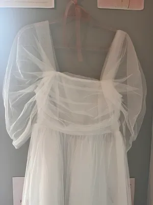 White Tulle Mini Dress thumbnail 3