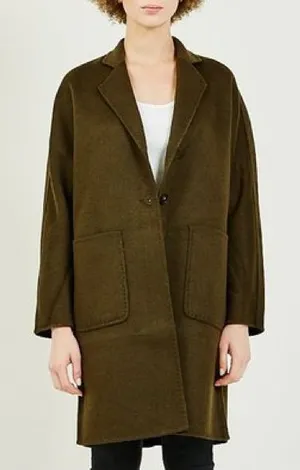 Rails Everest Coat Olive Wool Blend Oversized Large thumbnail 1