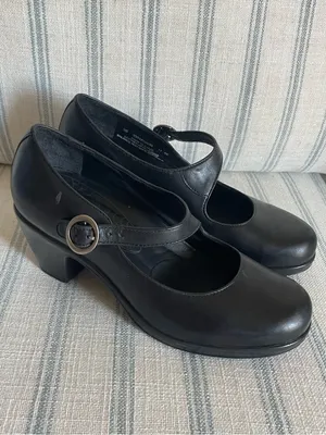 Dansko Becca Leather Mary Jane Chunky Heel Pumps Comfort Shoes EU 38 US 7.5 thumbnail 3