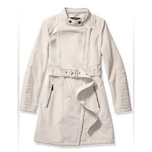 Kenneth Cole New York Beige Belted Trench Coat Women’s XS Classic Chic thumbnail 3