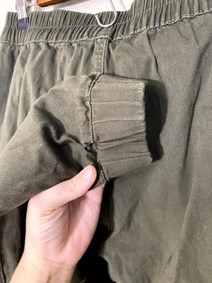 Madden Girl Womens Cargo Jogger Pants Olive Green Size XL thumbnail 9
