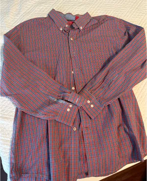 IZOD Red and Blue Buttons Down thumbnail 2