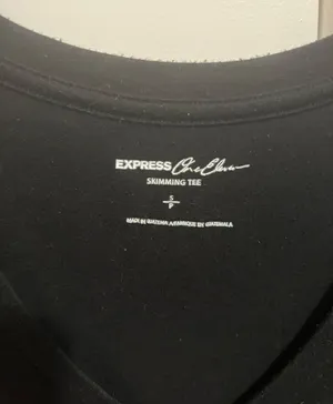 Black Modal Skimming Tee thumbnail 2