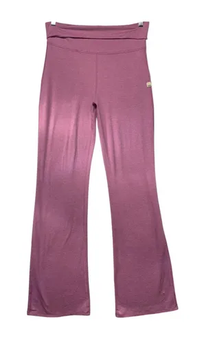 Vuori Weekend Flare Pant Heathered Pink Yoga Leggings VW4339 Womens Medium thumbnail 1