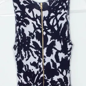 Milly For Design Nation Blue and White Floral Sleeveless Maxi Dress‎ Womens XS thumbnail 8